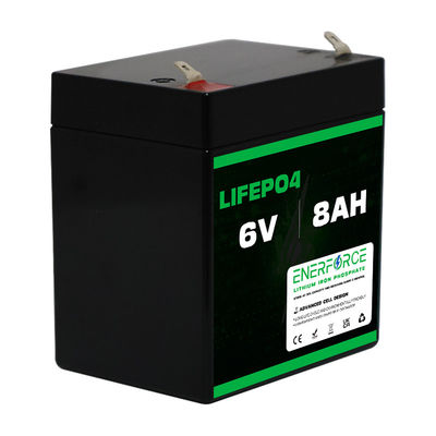 Enerfroce 6V 8ah Lithium Iron Phosphate Batterij Pack Op maat