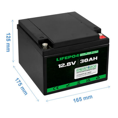 Oplaadbare 12V 30Ah LiFePO4 batterij voor elektrische gereedschappen en recreatieve apparaten