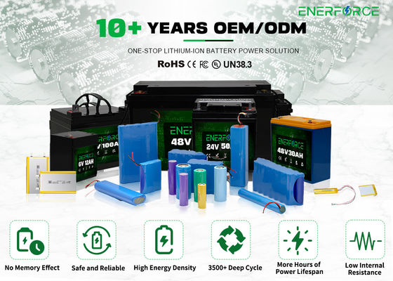 6V 6Ah Lifepo4 Lithium Ion Battery Oplaadbare energieopslagbatterij