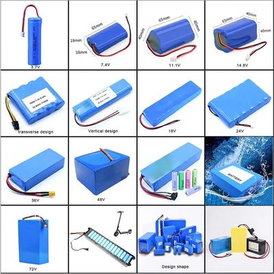 Hoge prestaties 3S1P 18650 accu 11,1V 2600mAh voor robuuste toepassingen