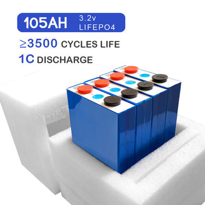 EVE LF105 Klasse A 3.2V 105AH Lifepo4 Prismatische cel voor zonne-energie UL CE gecertificeerd