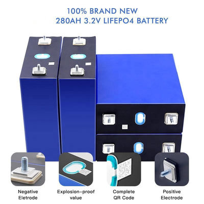 8000 Cycle EVE 3.2V 280AH LFP Lifepo4 Batterijcellen A Klasse 5.49kg Voor zonne-energie