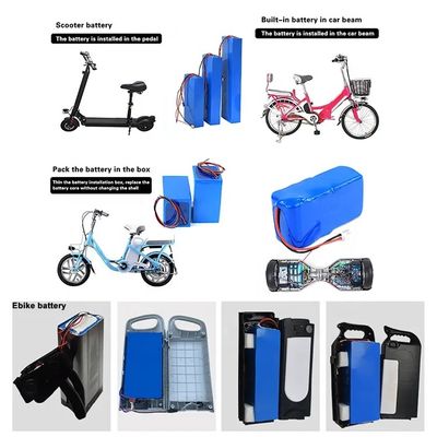 OEM-batterijen voor elektrische fietsen 24V 48V 60V 72V 18650 Batterijpak Deep Cycle