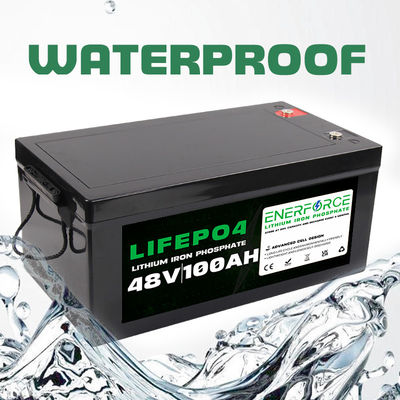 48V 100Ah Golfkarbatterij Oplaadbare Lifepo4 Lithium Ion Phosfaatbatterijen