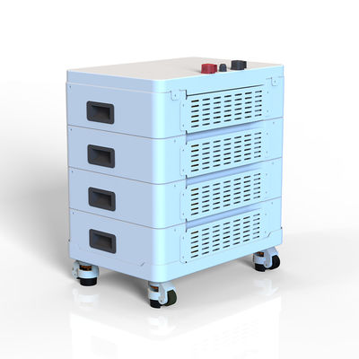 Buiten het net verbonden energieopslagsysteem 51.2V 10KW 20KW gestapelde lithiumbatterij