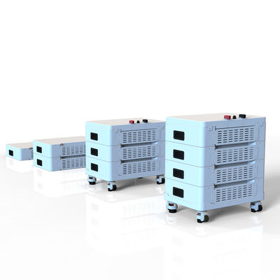 OEM 51.2V 10KW Lifepo4 Stackable Lithium Battery Pack voor zonne-energiesysteem