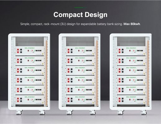 51.2V 10KW 20KW 30KW Residentieel energieopslagsysteem Stapelbare lithiumbatterij