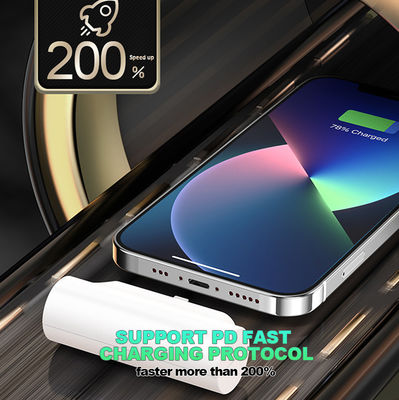 Superlicht 5000mAh Draagbare mobiele powerbank met draadloos opladen