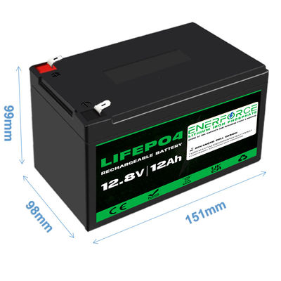 12V 12Ah LiFePO4 accu met BMS voor grasmaaier UPS scooter