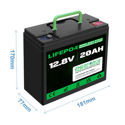 Oplaadbare 12V 20Ah LiFePO4 batterij met BMS voor elektrische tweewielers driewielers