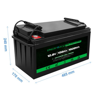 OEM 12V 150Ah LiFePO4 batterijpakket voor noodstroomvoorziening voor EPS-systeem