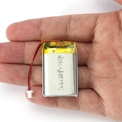 104125 Luidspreker Lithium Polymer Battery 3.7 V 1100mAh Met JST-connector