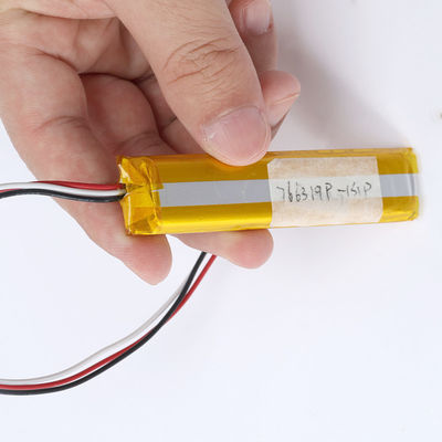 Lipo 3,7 V Lithium Polymer oplaadbare batterij 1050mAh Voor consumenten elektronica