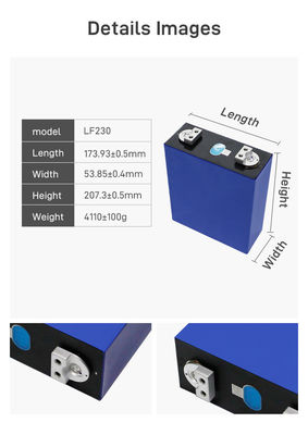 3.2V 230ah LiFePO4 Prismatische cel Lithium ijzerfosfaatbatterij