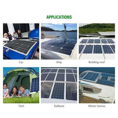OEM Draagbare mobiele 100W flexibele zonnepanelen voor wandelen CE CB TUV gecertificeerd