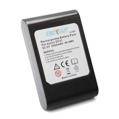 Lithium Ion Vacuum Cleaner Batterij 22.2V 2000mAh Dyson DC31 Batterij vervanging