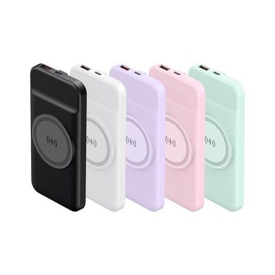 10000mAh Mini Portable Mobile Power Bank Op maat met draadloos oplader