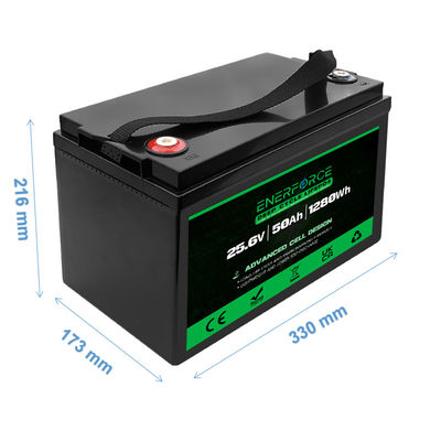 LFP Lithium Phosphate Battery 24V 50Ah Lifepo4 Battery Voor Golf Cart En Boot