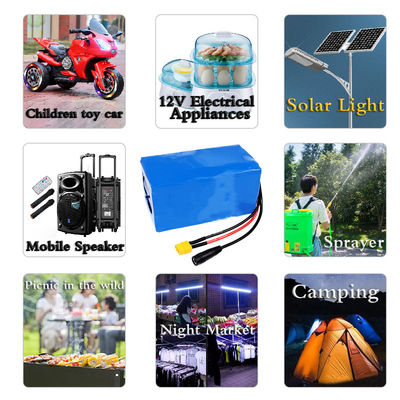 E Bike Lithiumbatterij 24V 12Ah Pack Voor 500W Motor 6h - 8h oplaadtijd