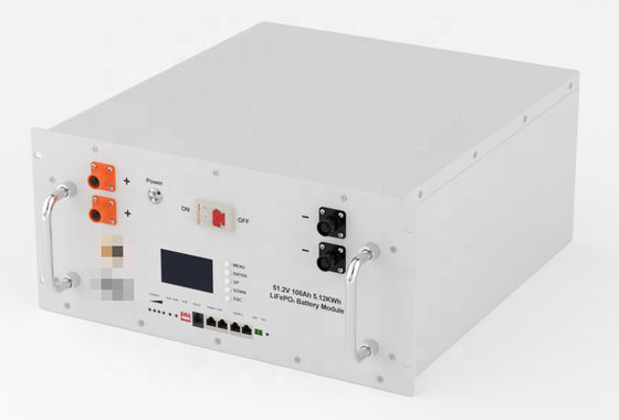 100Ah 48V LiFePO4 accu 5120Wh 51.2 V Lithium Ion accu voor elektrische energie systemen
