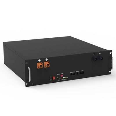10kWh 51.2V 200Ah LiFePO4 Rack Mount Lithiumbatterij voor thuisopslag van zonne-energie