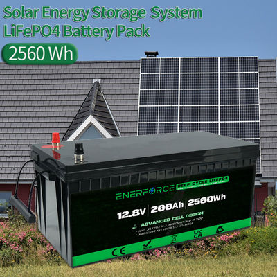 12.8V 100Ah LiFePO4 batterij Enerforce OEM Lange levensduur voor zonne- en back-upsystemen