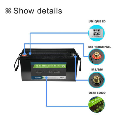12v 24v 100ah 120ah 200ah 300ah Lifepo4 Bluetooth ijzerfosfaatbatterij Batterij 100 Kwh Lithium Pack Met Bluetooth